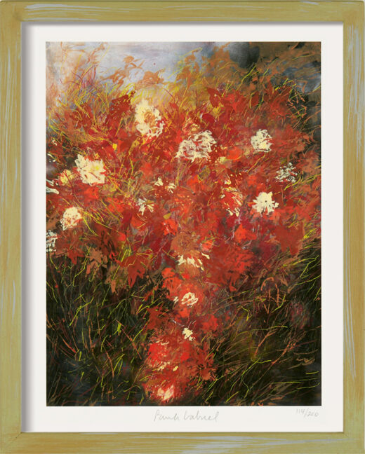 “For Gloria” framed limited edition Paula Gabriel print. Individually signed and numbered.