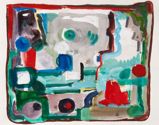 “Abstract 1” Original Artwork For Sale by Chef and Artist Jacques Pepin