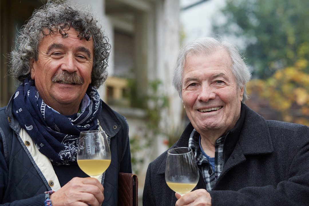 Photograph of Chef and Artist Jacques Pepin. Here’s Jacques during an Oceanic Cruise stop in France.