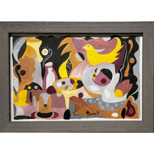 “Chefs Color” Original Artwork For Sale by Chef and Artist Jacques Pepin