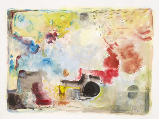 “Happiness” is an original painting by chef and artist Jacques Pepin