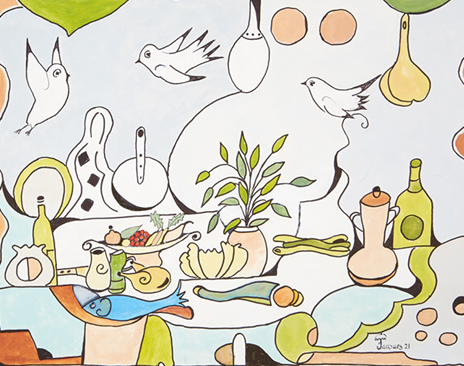 “In My Kitchen No. 2” Jacques Pepin Signed Gallery-Size Print