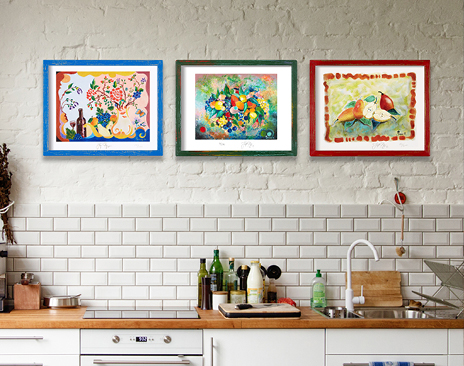 Jacques Pepin Artwork on Walls for Interior Decor
