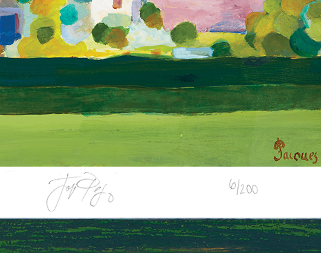 Jacques Pepin’s Signature on a Limited Edition Print