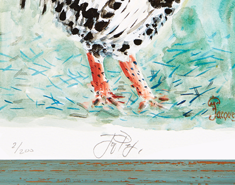 Jacques Pepin’s Signature on a Limited Edition Print
