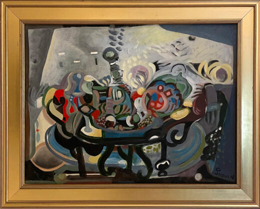 “Loaded Table” Original Jacques Pepin Painting