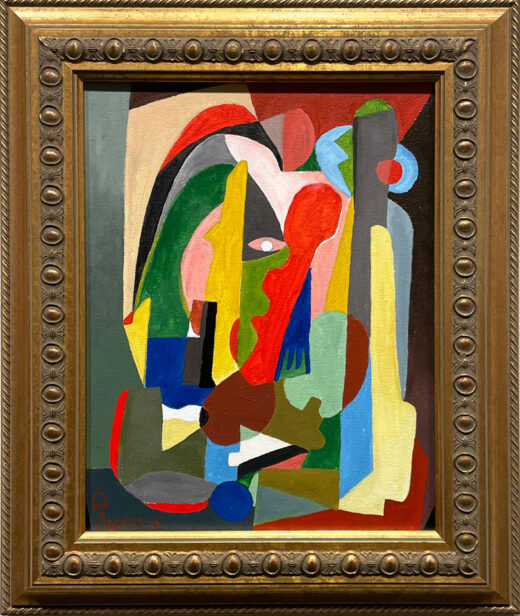 “Reunion” is an original painting by chef and artist Jacques Pepin