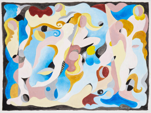 “Sensuality No. 2” is an original painting by chef and artist Jacques Pepin