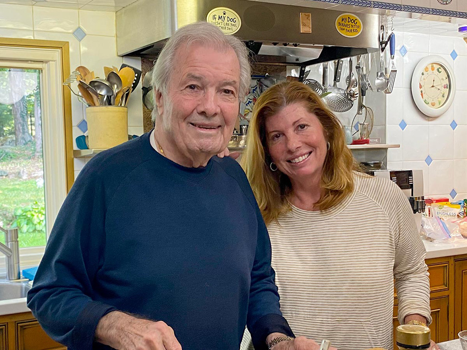 Jacques Pepin Foundation: Jacques with His Daughter Claudine