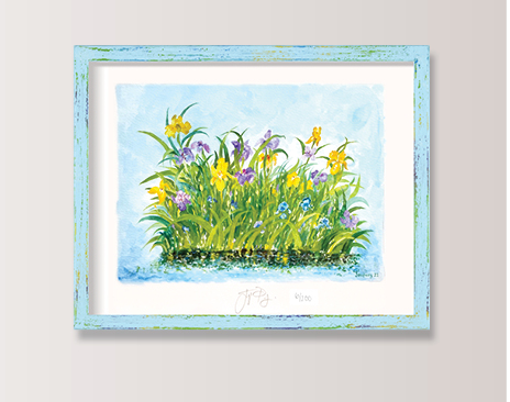 What’s New: “Irises” Signed Limited Edition Jacques Pepin Print