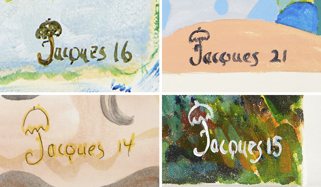 Jacques Pepin Original Artwork Signatures on “The Artistry of Jacques Pepin”