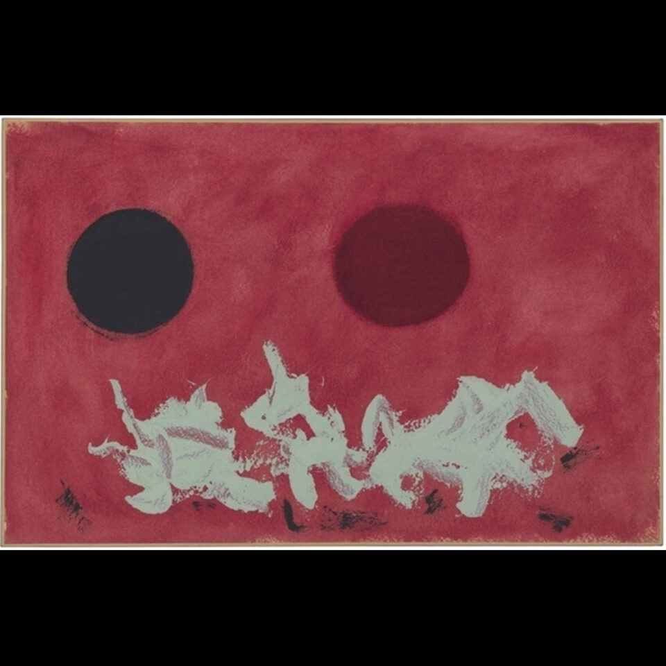 Adolph Gottlieb &ldquo;Red Ground&rdquo;