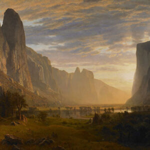 Albert Bierstadt “Looking Down Yosemite Valley, California”
