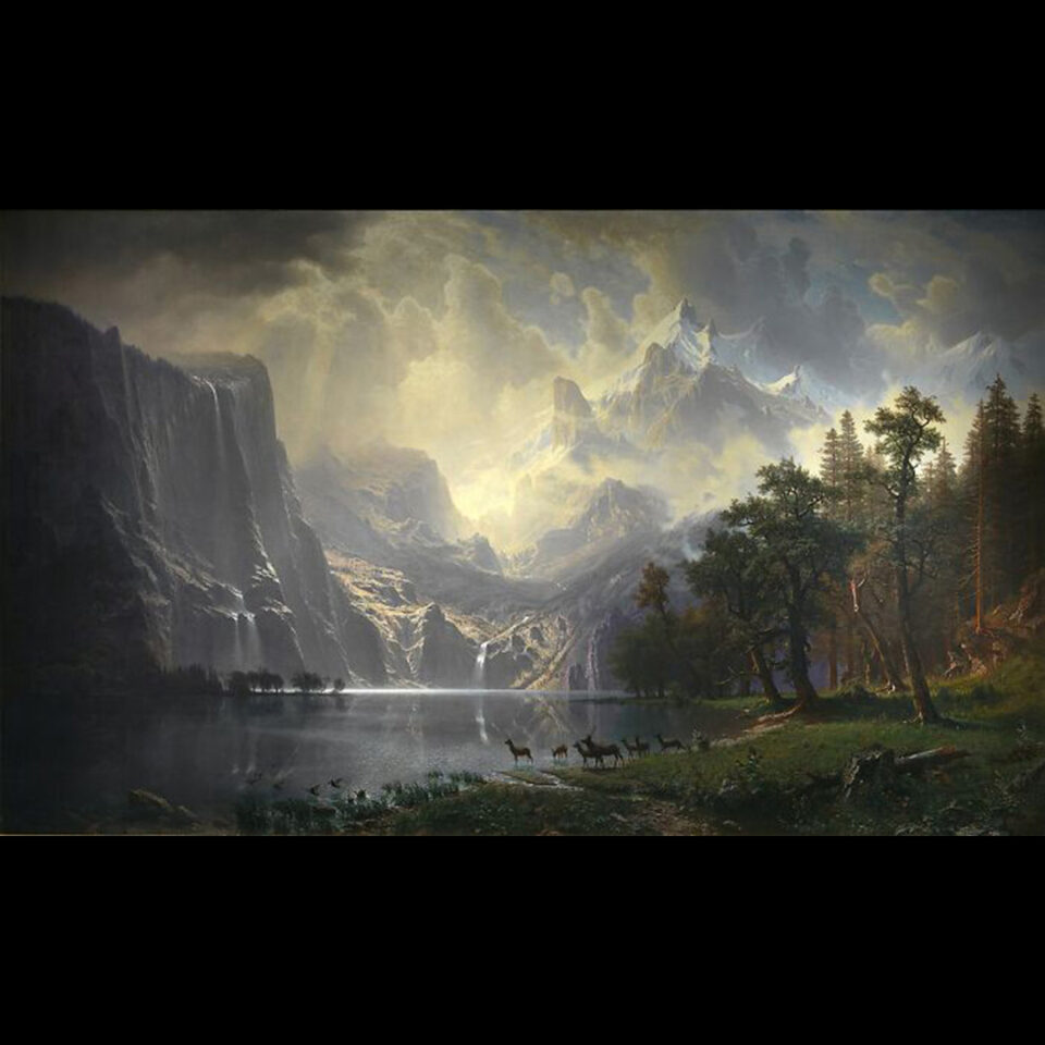 Albert Bierstadt “The Sierra Nevada Mountains”