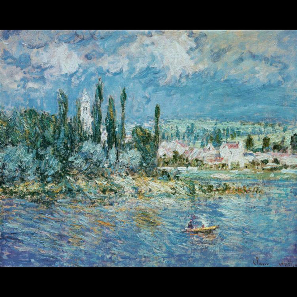 Claude Monet “Landscape with Thunderstorm”
