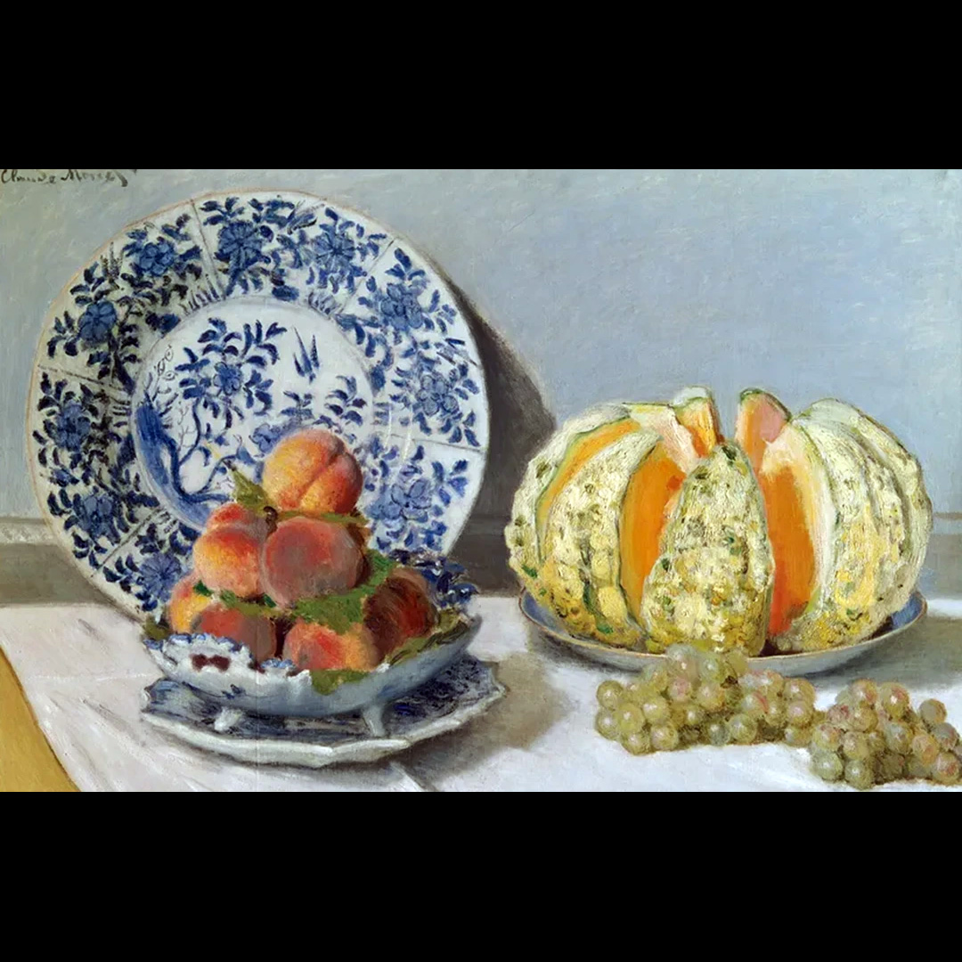 Claude Monet “Still Life with Melon”
