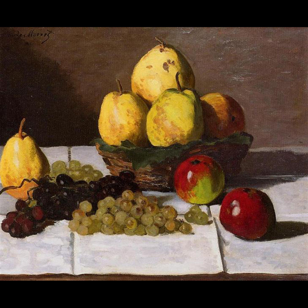 Claude Monet “Still Life with Pears and Grapes”
