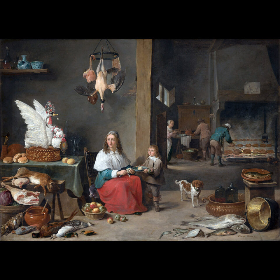 David Teniers the Younger “Kitchen Scene”