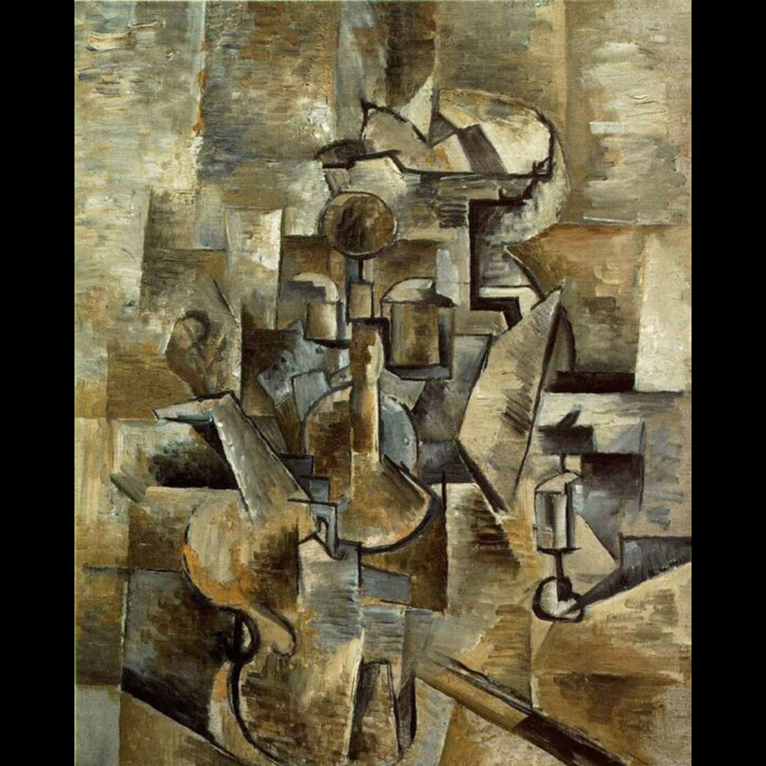 Georges Braque “Violin and Candlestick”