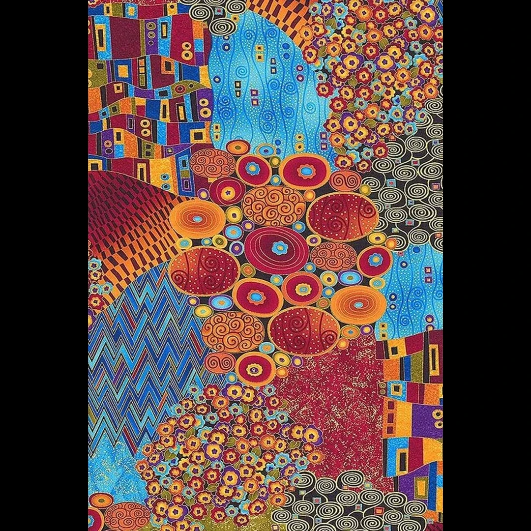 Gustav Klimt “Flower Garden Abstract”
