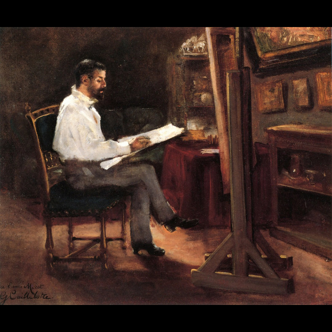 Gustave Caillebotte “The Painter Morot in His Studio”