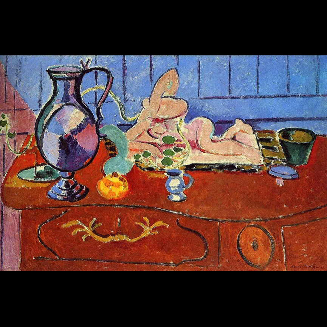 Henri Matisse “Still Life with a Pewter Jug and Pink Statuette”