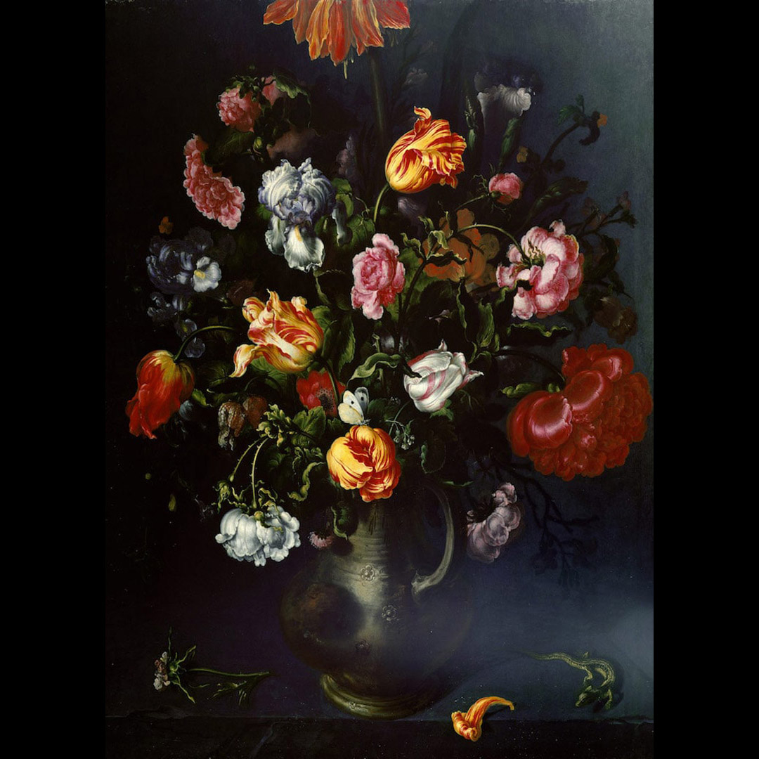 Jacob Vosmaer “A Vase with-Flowers”