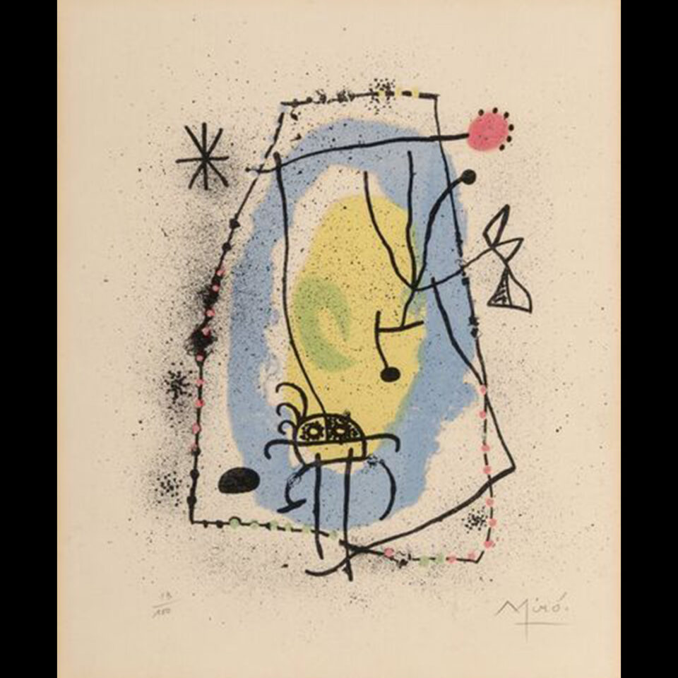 Joan Miro &ldquo;Ande Verdet&rdquo;