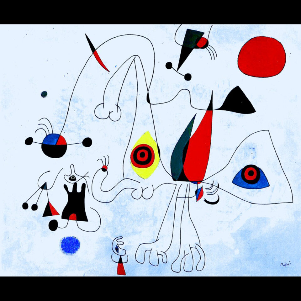 Joan Miro &ldquo;Women and Birds at Sunrise&rdquo;