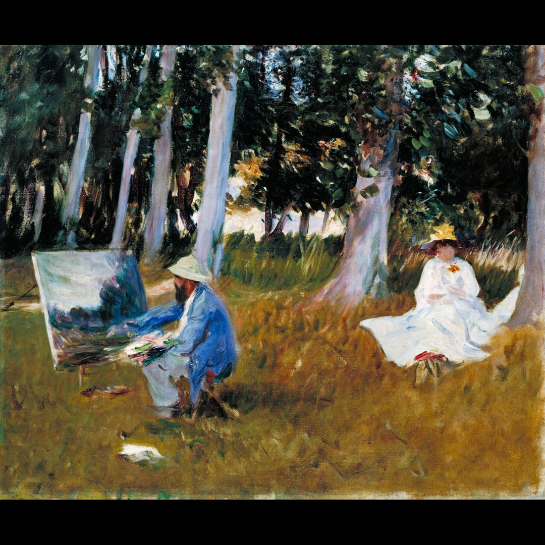 John Singer Sargent “Claude Monet by the Edge of the Wood”