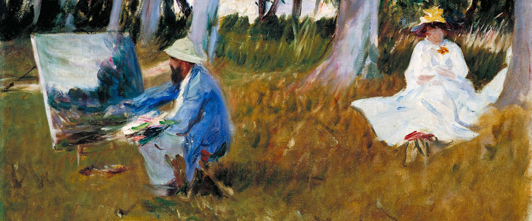 John Singer Sargent “Claude Monet Painting by the Edge of a Wood”