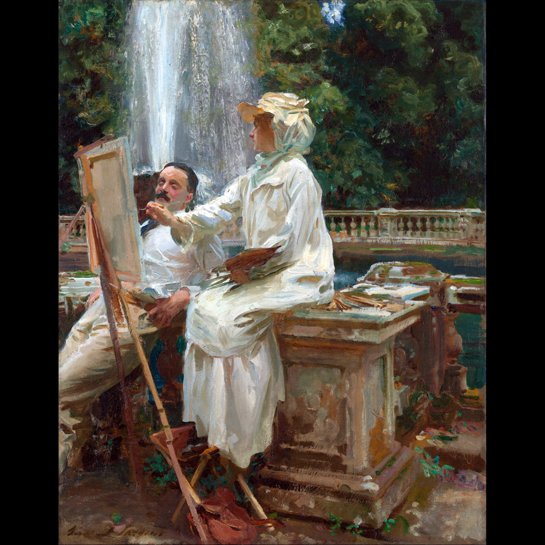 John Singer Sargent “The Fountain Villa Torlonia Frascati Italy”
