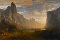 Landscapes in Art History: Albert Bierstadt “Looking Down Yosemite Valley, California”