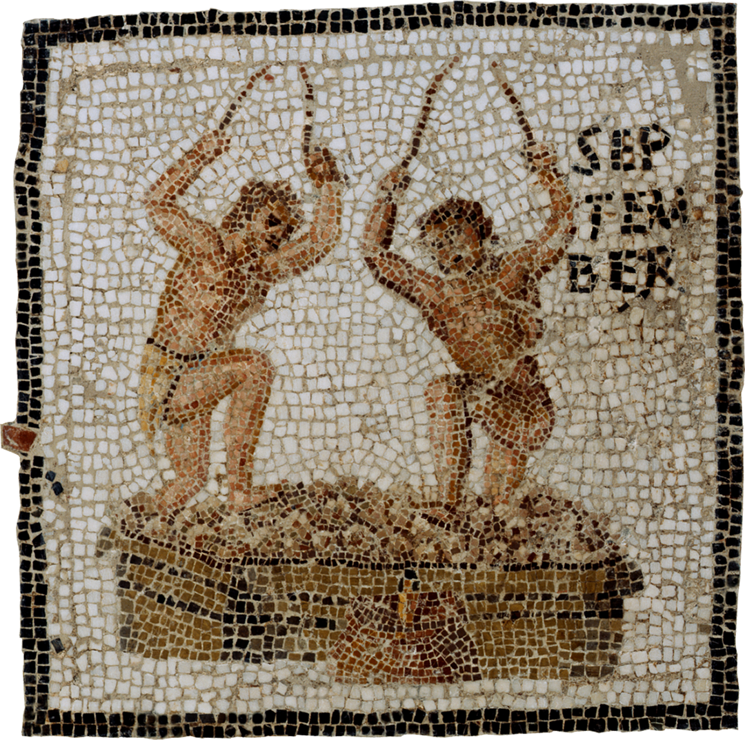 Making Wine in Ancient Rome Mosaic