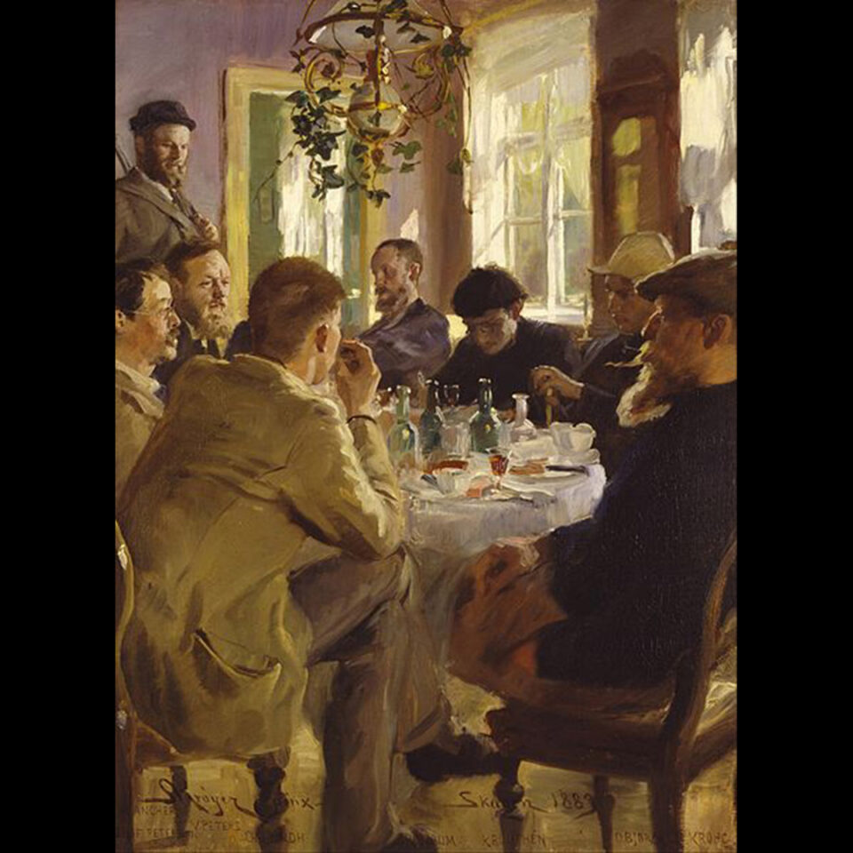 P. S. Kroyer “Artists at Lunch”