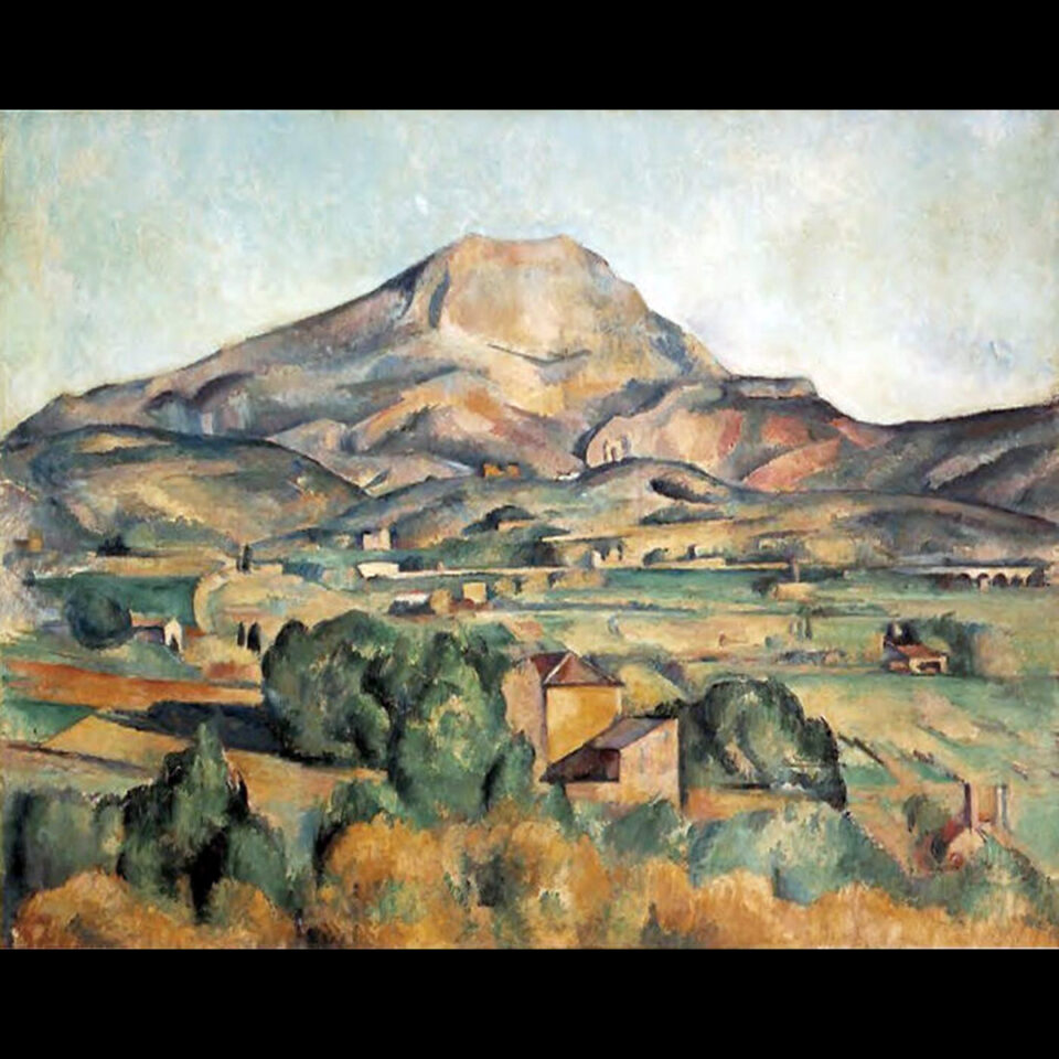 Paul Cezanne “La Montagne Saint Victoire Barnes”