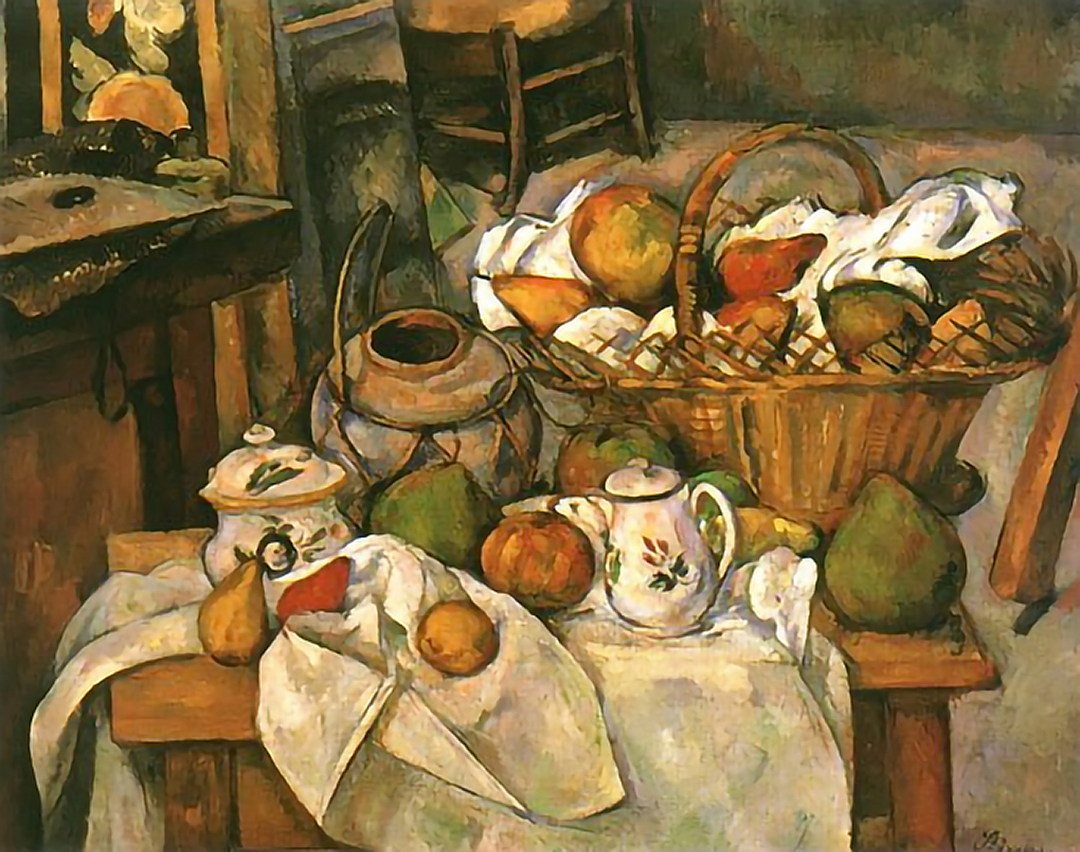 Paul Cezanne “Still Life with Fruit Basket”
