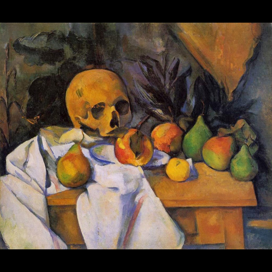Paul Cezanne “Still Life with Skull”