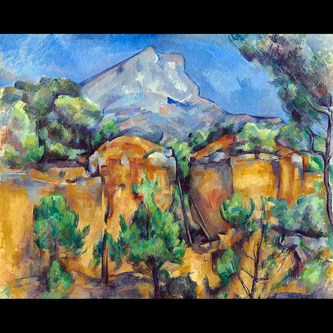 Paul Cezanne “The Sainte Victoire Mountain Seen from the Bibémus Quarry”