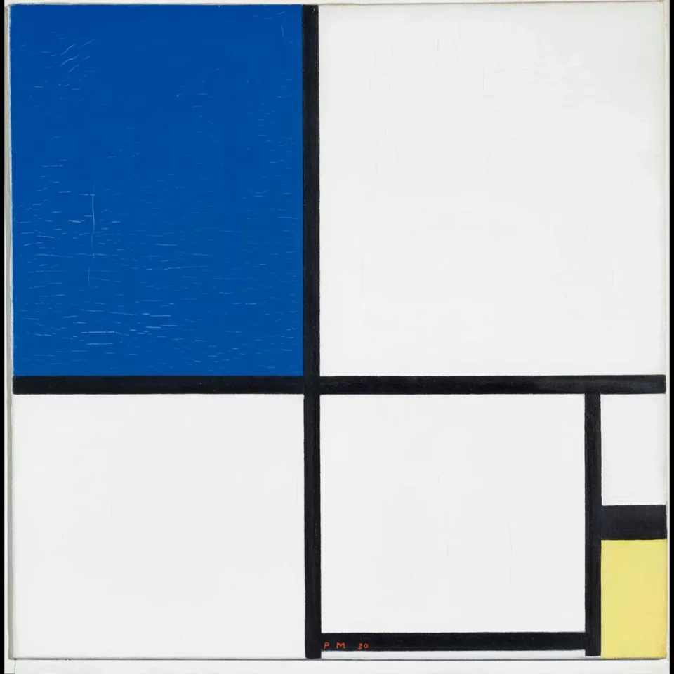 Piet Mondrian &ldquo;Composition No. II with Blue and Yellow&rdquo;