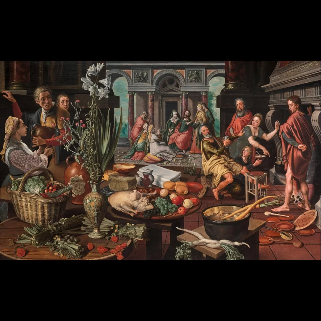 Pieter Aertsen “Christ in the House of Martha and Mary”