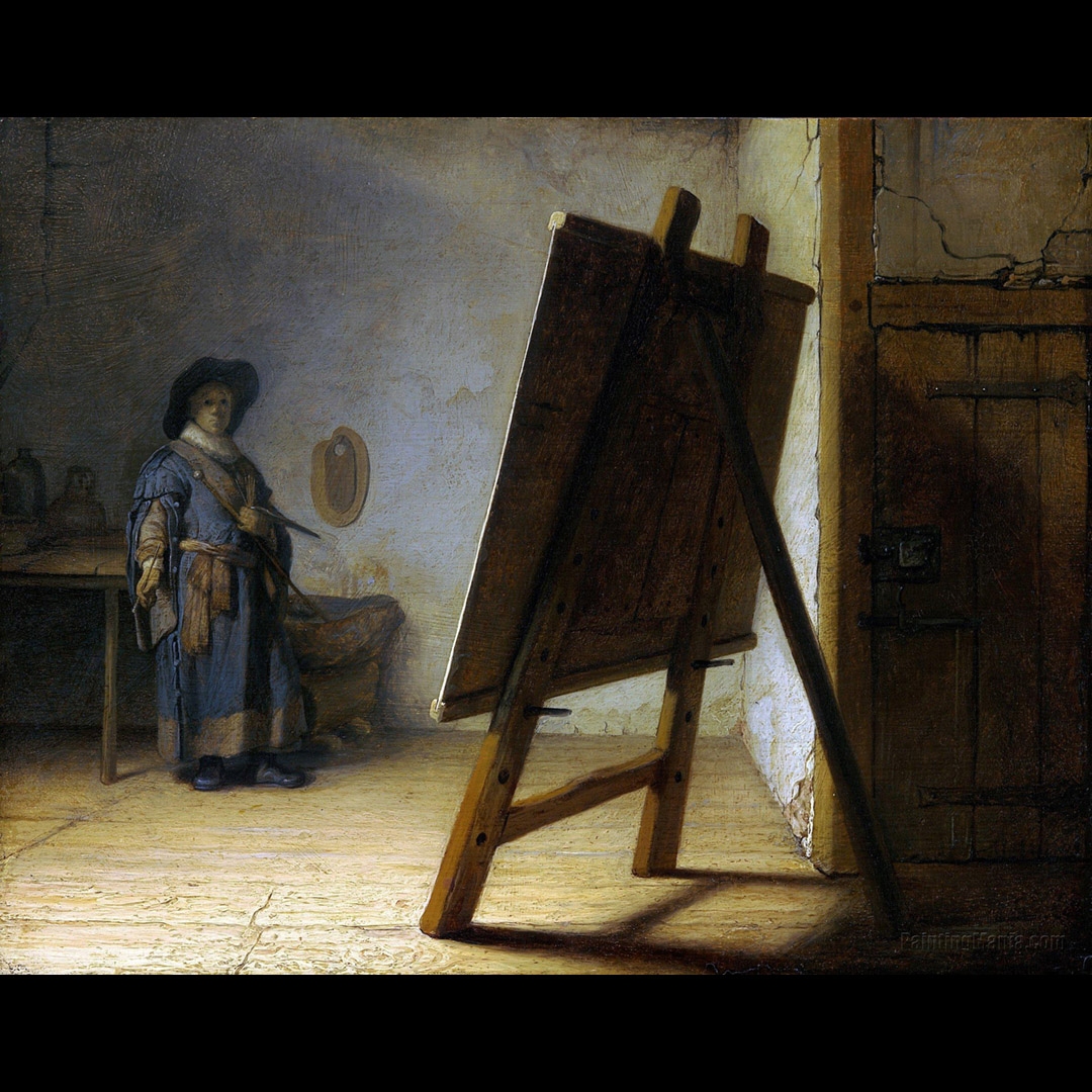 Rembrandt van Rijn “The Artist in His Studio”