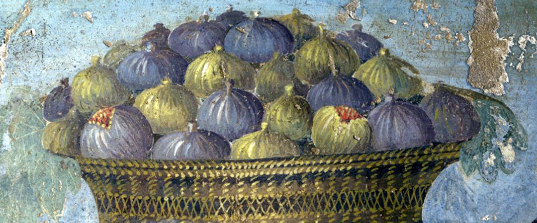 Food in Art History: Roman Fresco of Basket of Figs