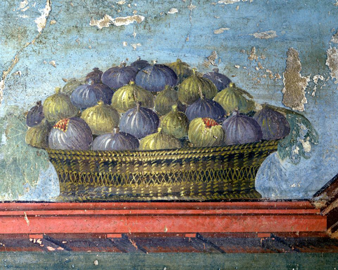 Roman Fresco: Basket of Figs