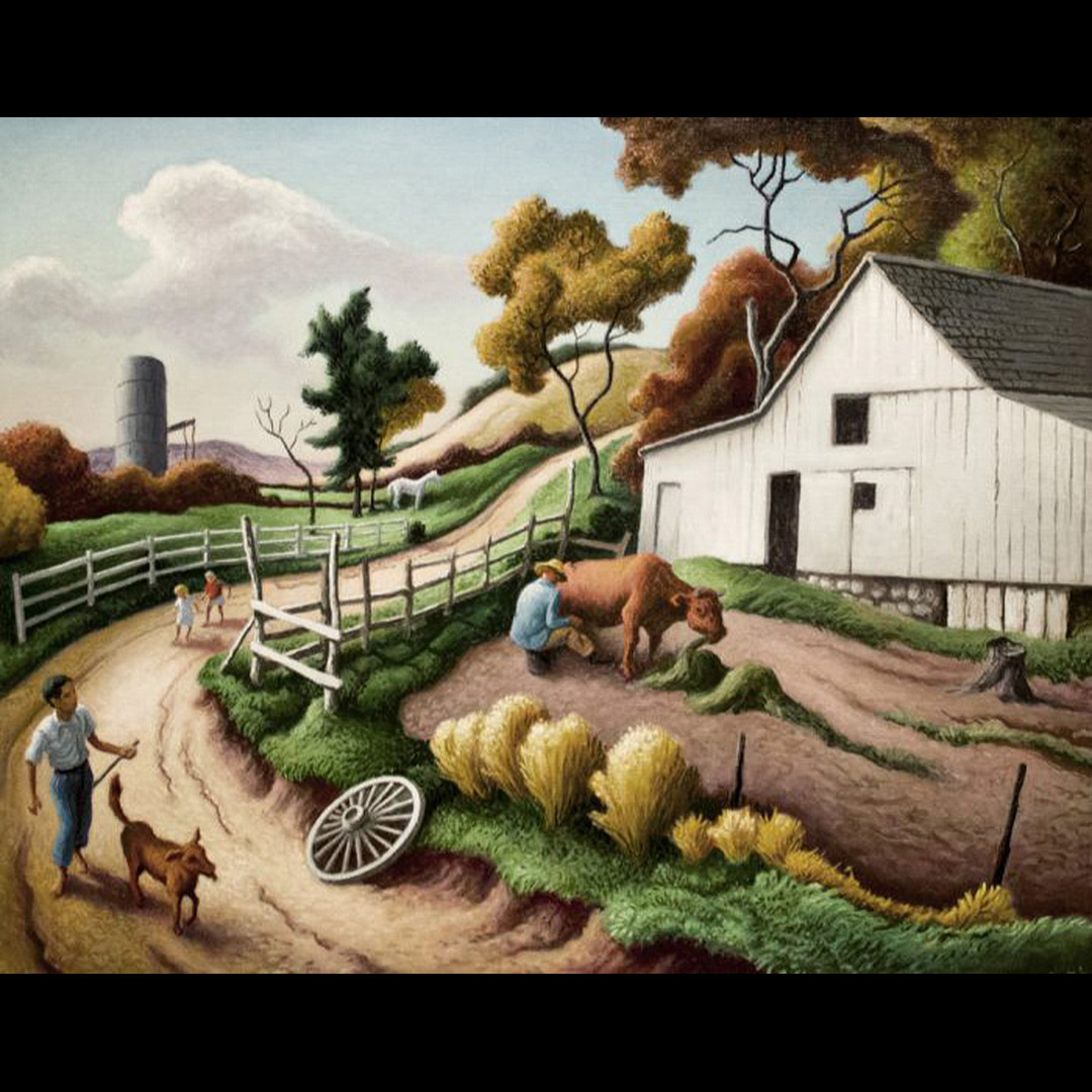 Thomas Hart Benton “Farming Scene”