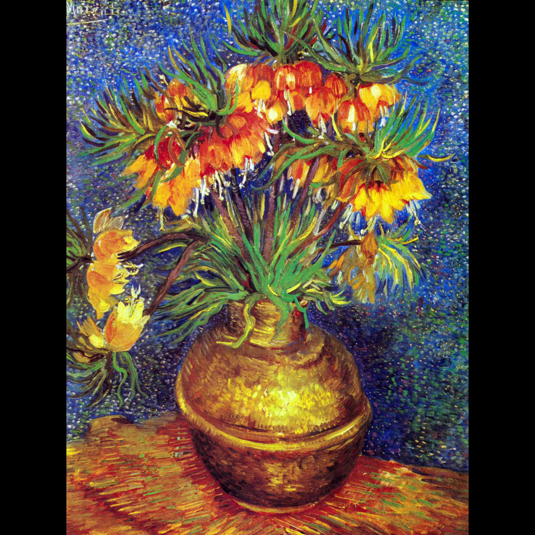 Vincent van Gogh “Imperial Crown Fritillaries in a Copper Vase”