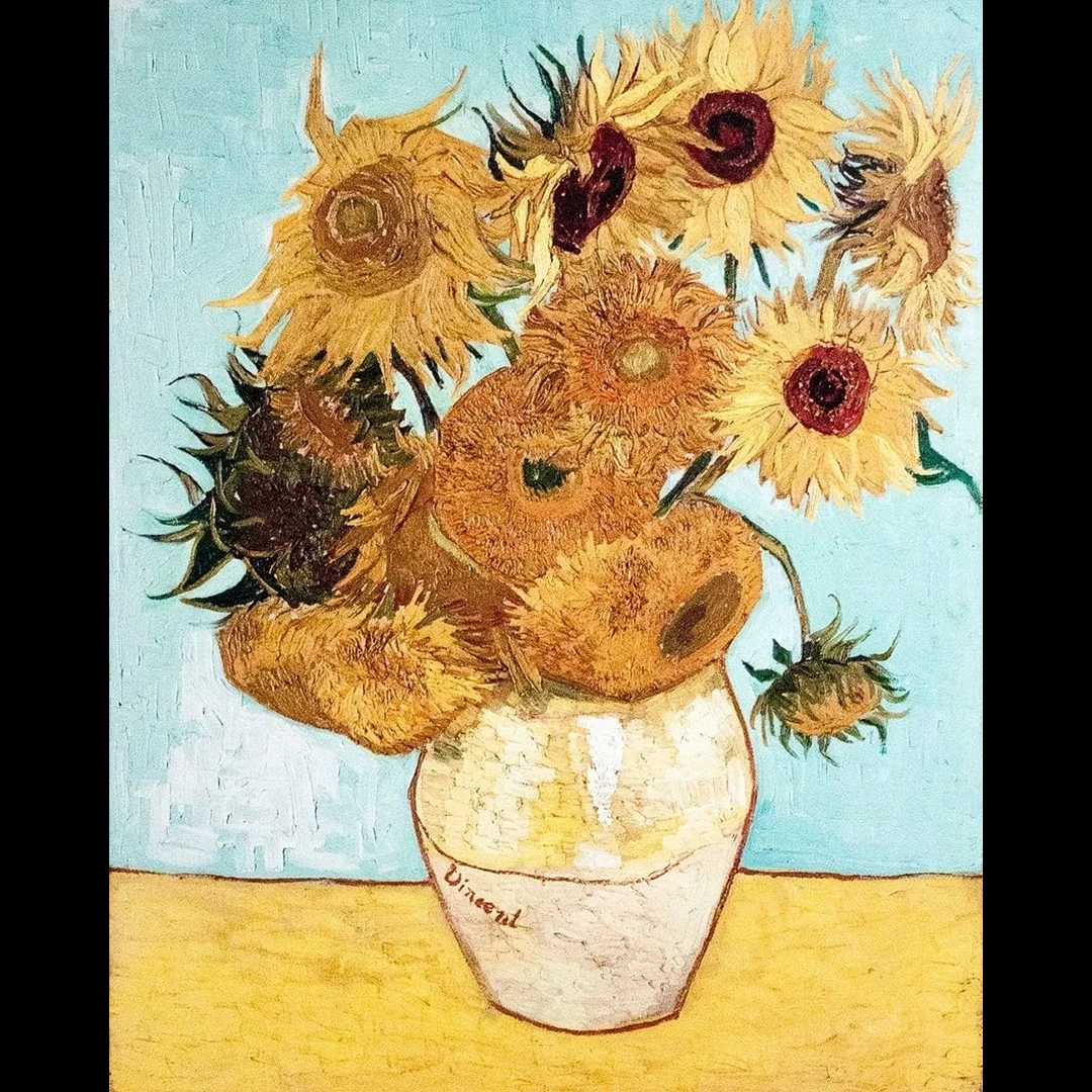 Vincent van Gogh“ Vase with Twelve Sunflowers”