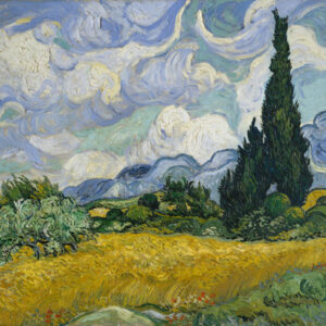 Vincent van Gogh “Wheat Field With Cypress”