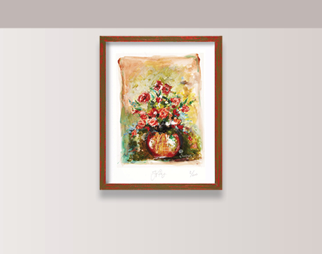“Dena Rose No. 2” Jacques Pepin Signed, Limited Edition Print