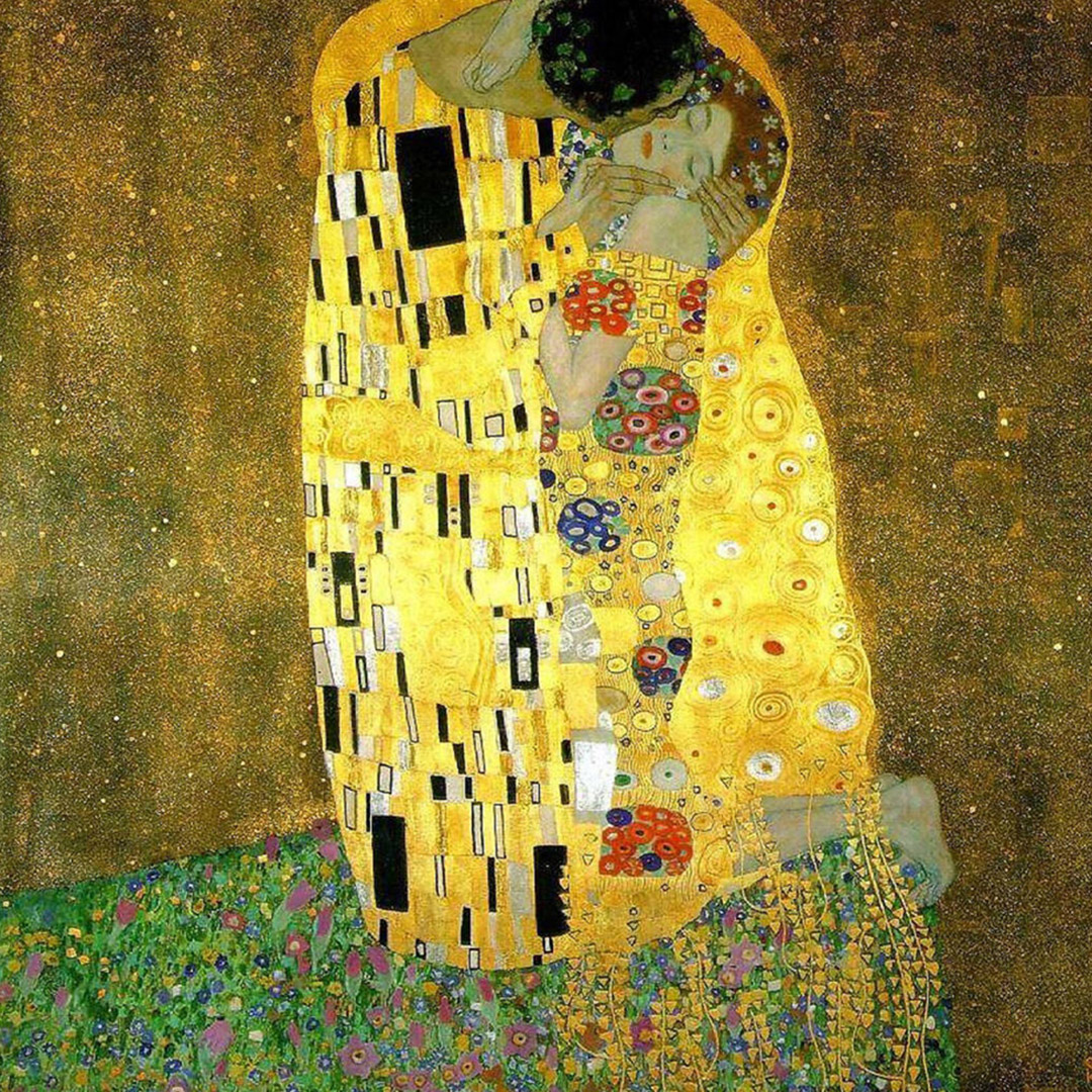 Gustav Klimt “The Kiss”
